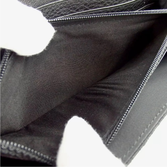 AUTH Christian Dior Monogram Trotter Long Wallet Black - Picture 10 of 13